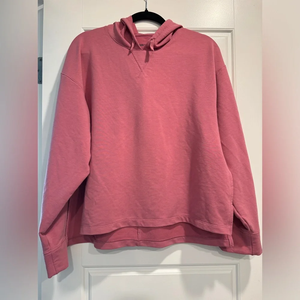Nike‎ Yoga Dri-FIT Women's Fleece Hoodie Womens S Loose Boxy Fit Warm Up Workout